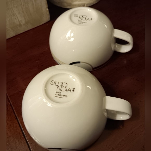 1980s Studio Nova Attitudes Tea, Coffee, Espresso, Cappuccino Art Deco Revival - Picture 6 of 11